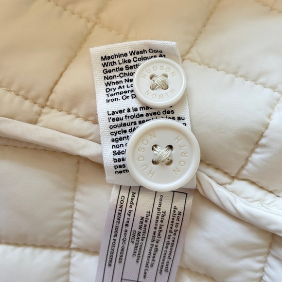 Hudson North Women's Size Small Square Quilt Jacket Quiet Luxury Tranistional - Picture 13 of 14